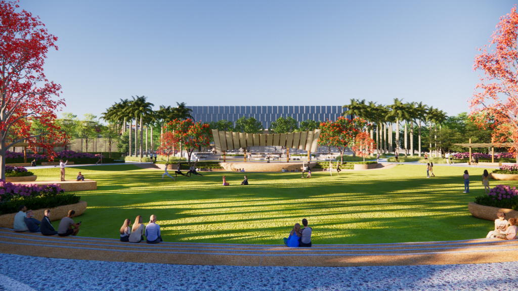 Cư dân Park Residence dễ dàng tiếp cận hệ thống tiện ích của đại đô thị (Ảnh: Sun Property)