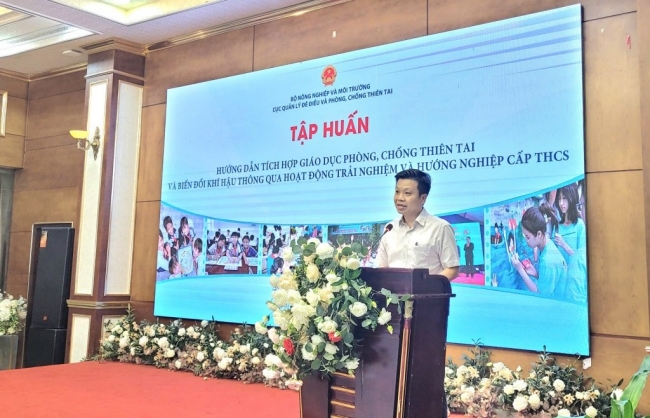 Tích hợp giáo dục phòng, chống thiên tai qua hoạt động trải nghiệm, hướng nghiệp