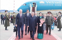 Tổng Bí thư Tô Lâm đến Minsk, bắt đầu thăm cấp Nhà nước tới Belarus