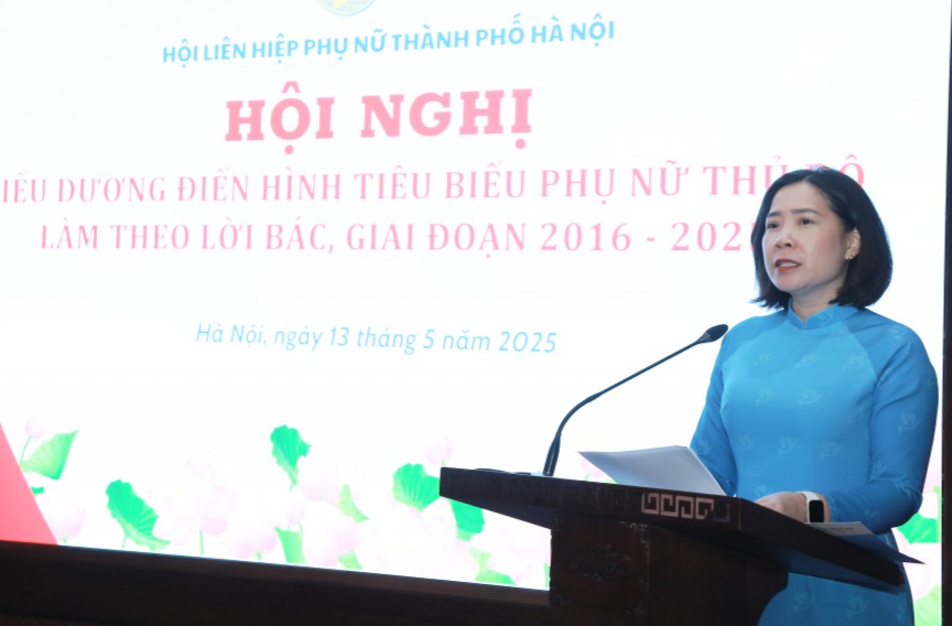 Biểu dương 80 điển hình tiêu biểu phụ nữ Thủ đô làm theo lời Bác