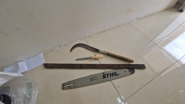 Hung khí đối tượng Hiếu sử dụng thực hiện hành vi (Ảnh CA)
