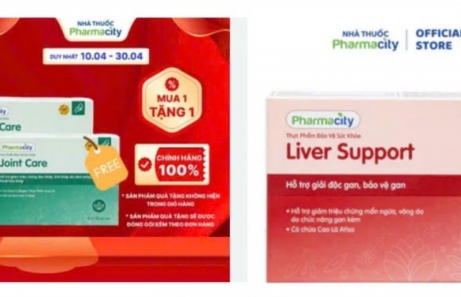 Hệ thống nhà thuốc Pharmacity thu hồi 4 sản phẩm thực phẩm chức năng