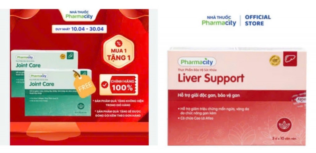 Các sản phẩm từng được rao bán công khai trên mạng