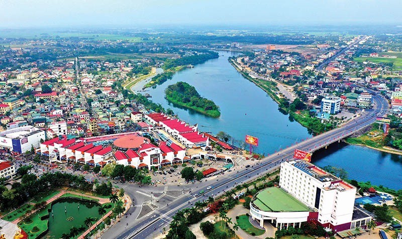 Một góc thành phố Đông Hà, tỉnh Quảng Trị
