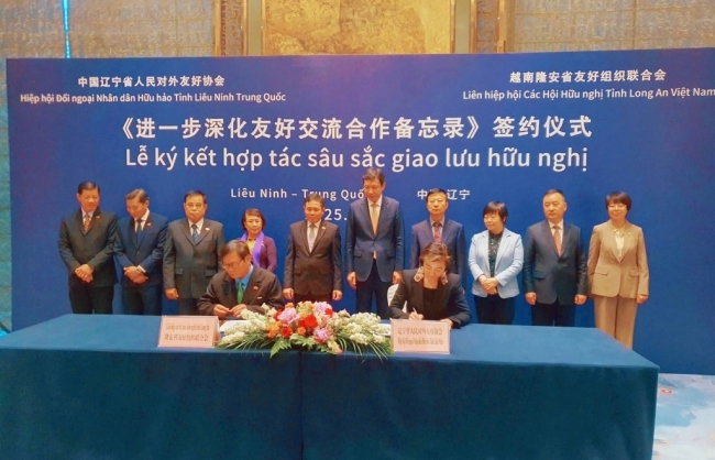 Long An – Liêu Ninh (Trung Quốc) tăng cường hợp tác