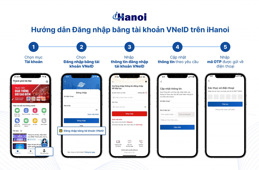 Hướng dẫn lấy số dịch vụ công online trên ứng dụng iHanoi