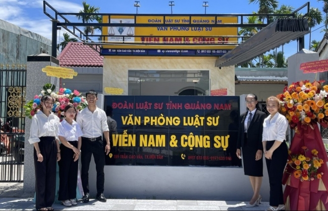 Bố cáo thành lập Văn phòng Luật sư Viễn Nam và Cộng sự