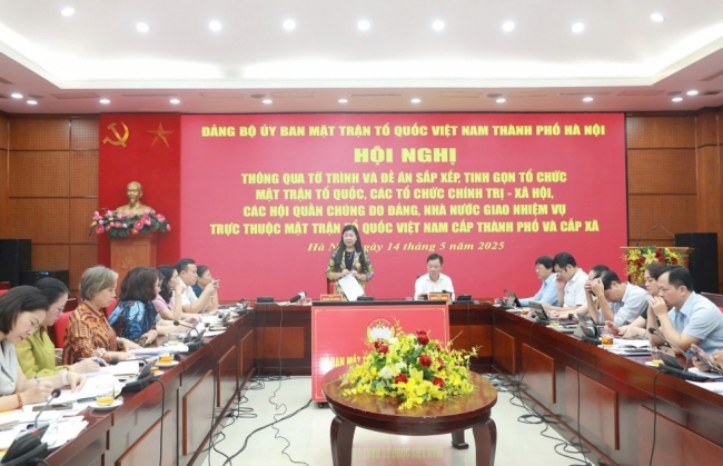 Tinh gọn MTTQ, các tổ chức chính trị, xã hội TP Hà Nội