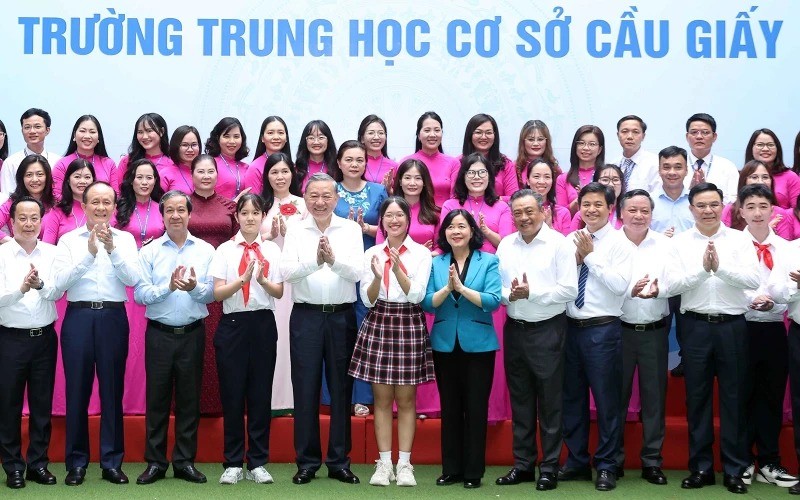 Tổng Bí thư Tô Lâm: Xây dựng nền giáo dục toàn diện, ngang tầm thế giới, mang bản sắc văn hóa Việt Nam