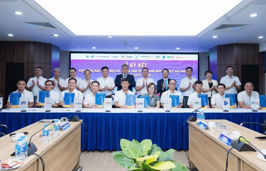 Vinfast Hải Phòng ký kết hợp đồng bảo hiểm trị giá 3 tỷ USD