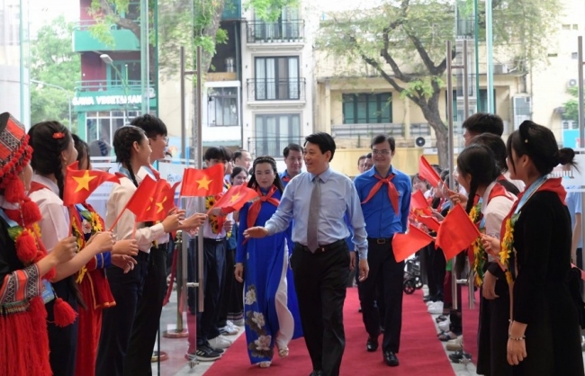 Chủ tịch nước Lương Cường chia vui tại Đại hội Cháu ngoan Bác Hồ