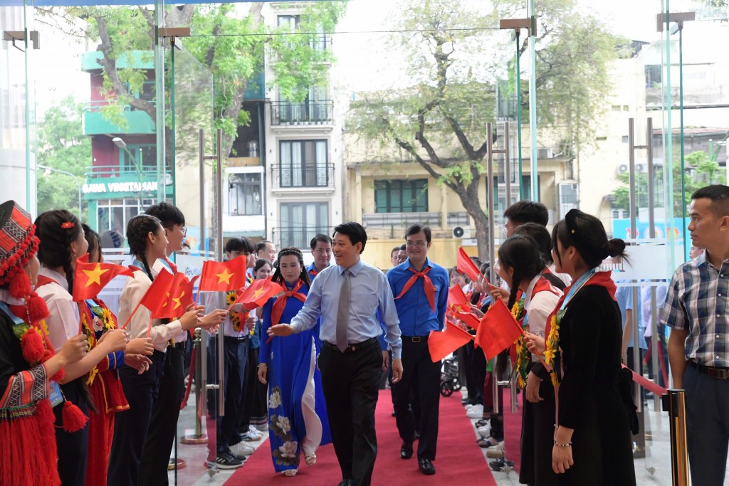 Chủ tịch nước Lương Cường chia vui tại Đại hội Cháu ngoan Bác Hồ