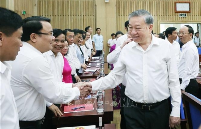 Tổng Bí thư Tô Lâm thăm và làm việc tại tỉnh Nghệ An