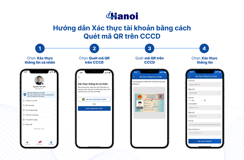 Hướng dẫn lấy số thứ tự dịch vụ công online qua ứng dụng iHanoi