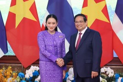Thủ tướng Phạm Minh Chính chủ trì lễ đón chính thức Thủ tướng Thái Lan thăm Việt Nam