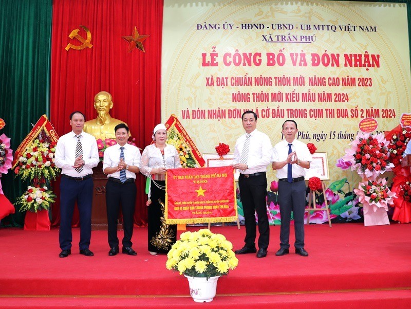 Xã Trần Phú hoàn thành nhiệm vụ xây dựng Nông thôn mới nâng cao, kiểu mẫu