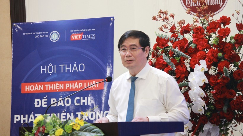 Ông Phan Xuân Thủy cho rằng việc sửa đổi, bổ sung Luật Báo chí là hết sức cần thiết nhằm hoàn thiện quy định pháp luật để thể chế hoá chủ trương, chính sách của Đảng về báo chí.