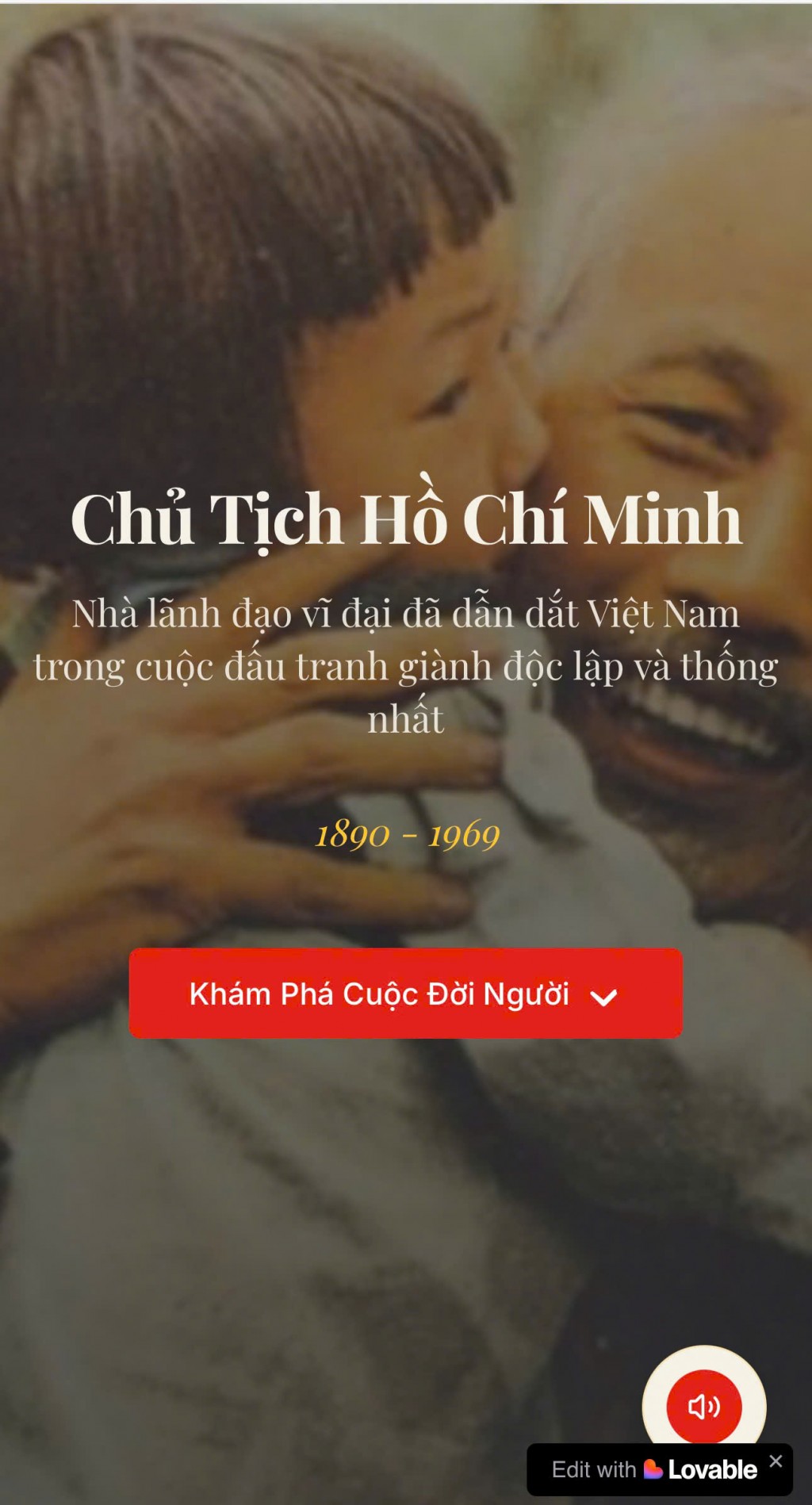 dự án “Hành trình đi tìm đường cứu nước của Bác Hồ”