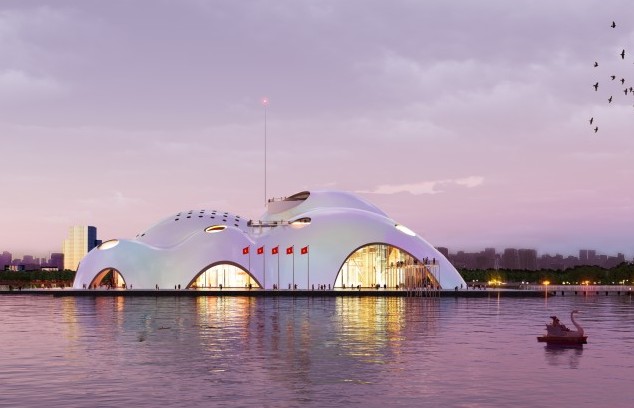 Soi kiến trúc “độc nhất vô nhị” của Nhà hát Opera Hà Nội tại Hồ Tây