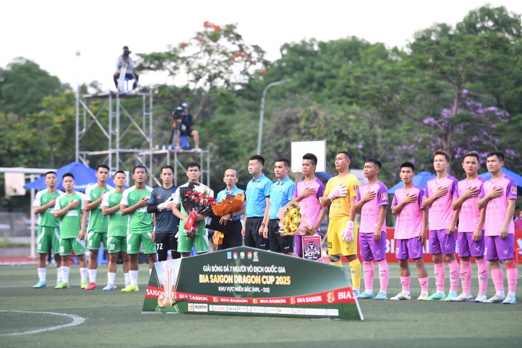 Giải bóng đá 7 người vô địch quốc gia Bia Saigon Dragon Cup 2025 chính thức lăn bóng