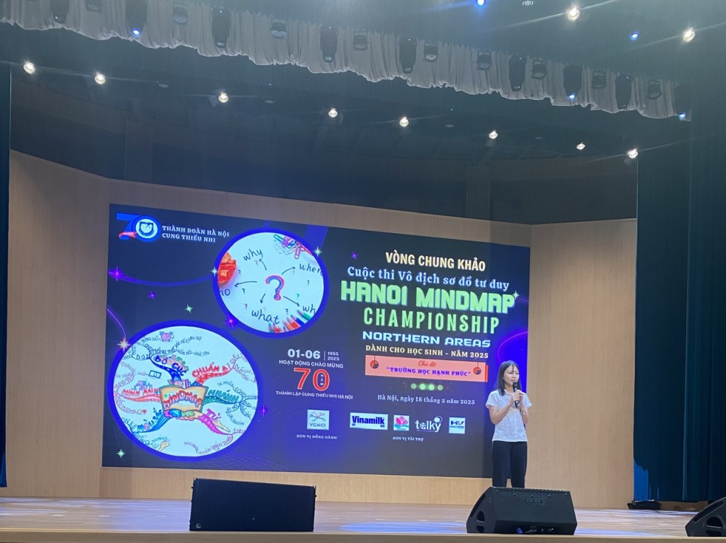 Cuộc thi giúp học sinh thể hiện tư duy hệ thống, khả năng ghi nhớ và trình bày thông tin trực quan