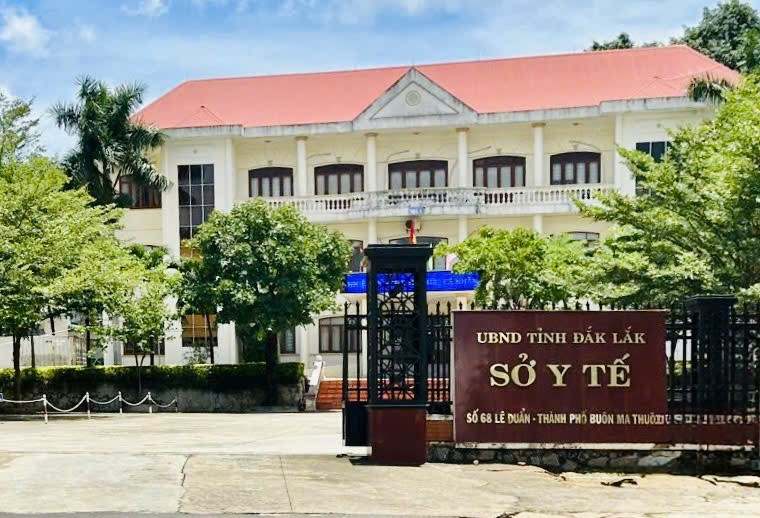Sở Y tế Đắk Lắk - nơi cấp chứng chỉ hành nghề khám, chữa bệnh cho Cường, Giàu, Tài và Bình (Ảnh: N.Linh)
