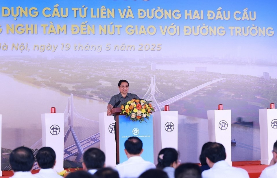 Thủ tướng dự lễ khởi công cầu Tứ Liên