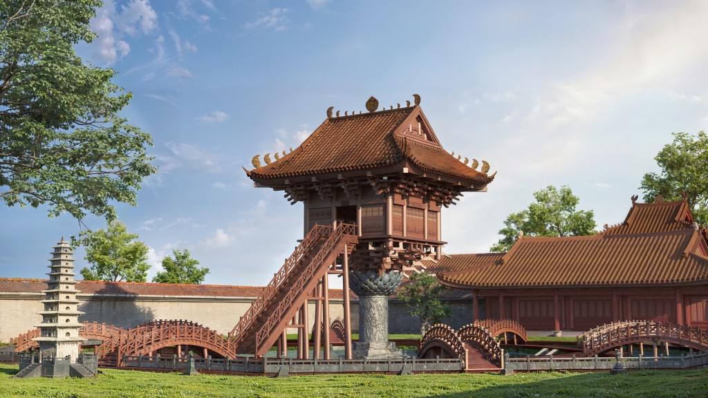 Chùa Diên Hựu – Biểu tượng Phật giáo kiến trúc thời Lý được phỏng dựng tại Sun Mega City