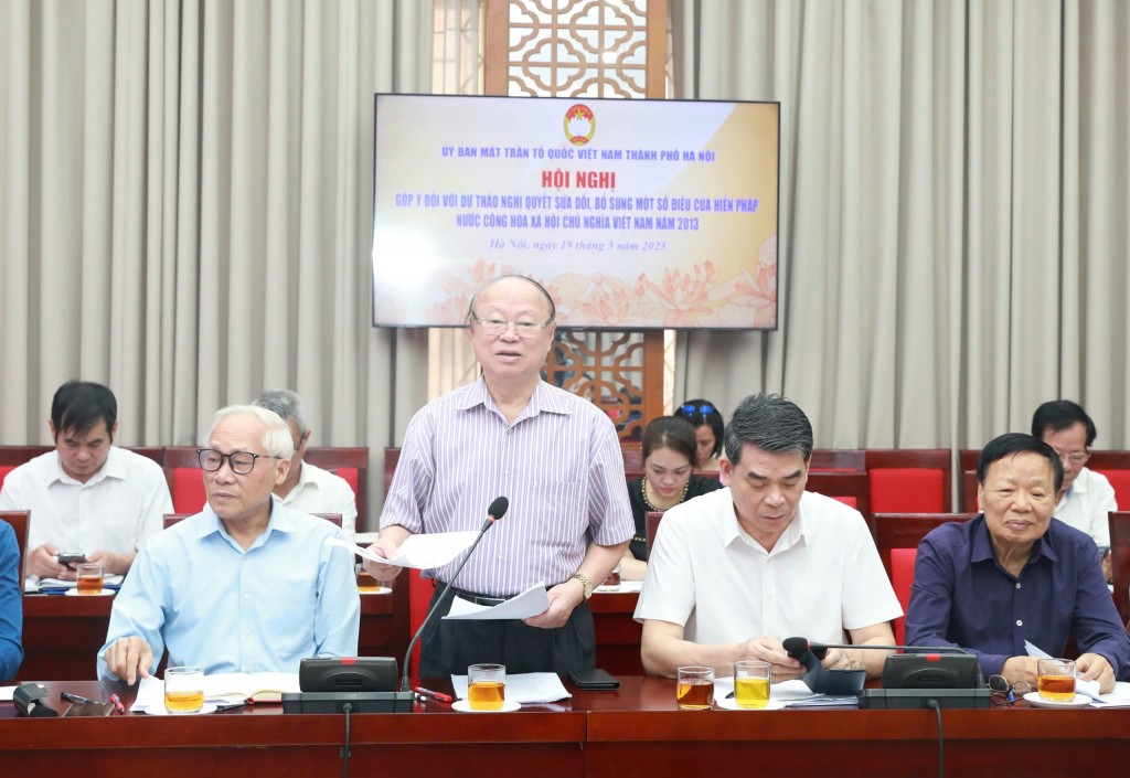 Lấy ý kiến chuyên gia, nguyên lãnh đạo MTTQ TP sửa đổi Hiến pháp