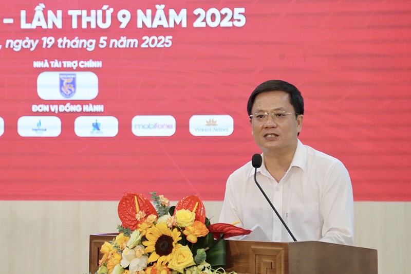 Tổng Biên tập Tạp chí Gia đình Việt Nam Hồ Minh Chiến chia sẻ thông tin về công tác tổ chức Giải Press Cup lần thứ 9