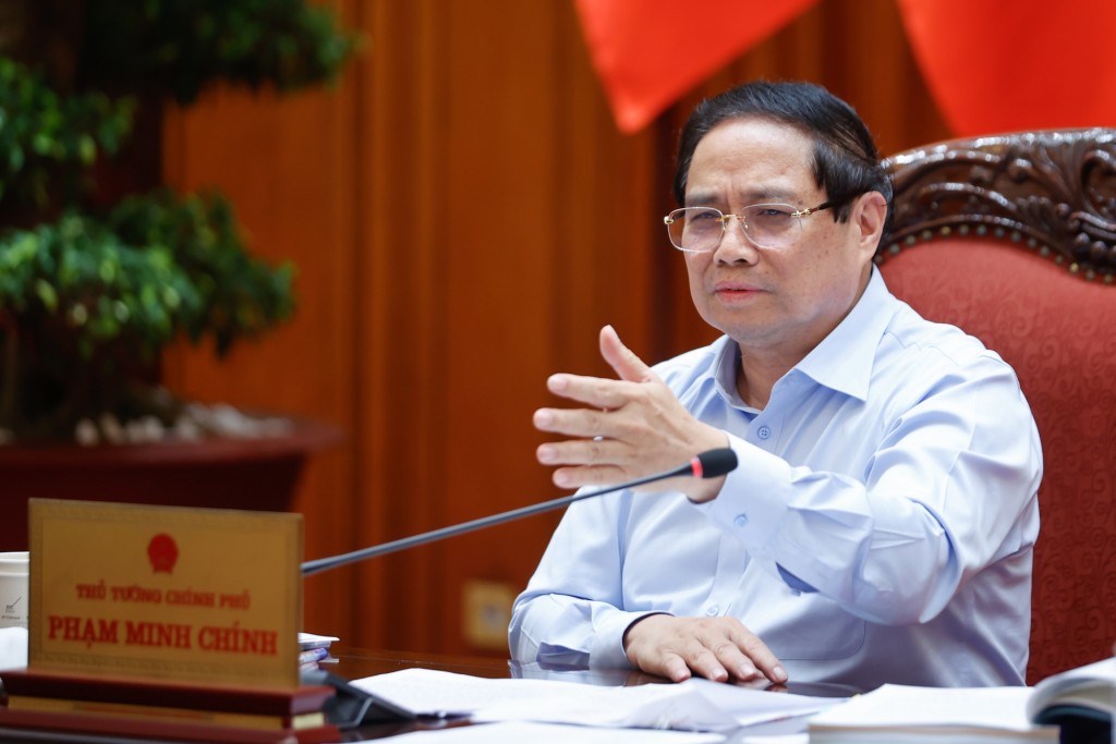 Thủ tướng Phạm Minh Chính: Quy định rõ trách nhiệm trong quản lý an toàn thực phẩm - Ảnh: VGP/Nhật Bắc