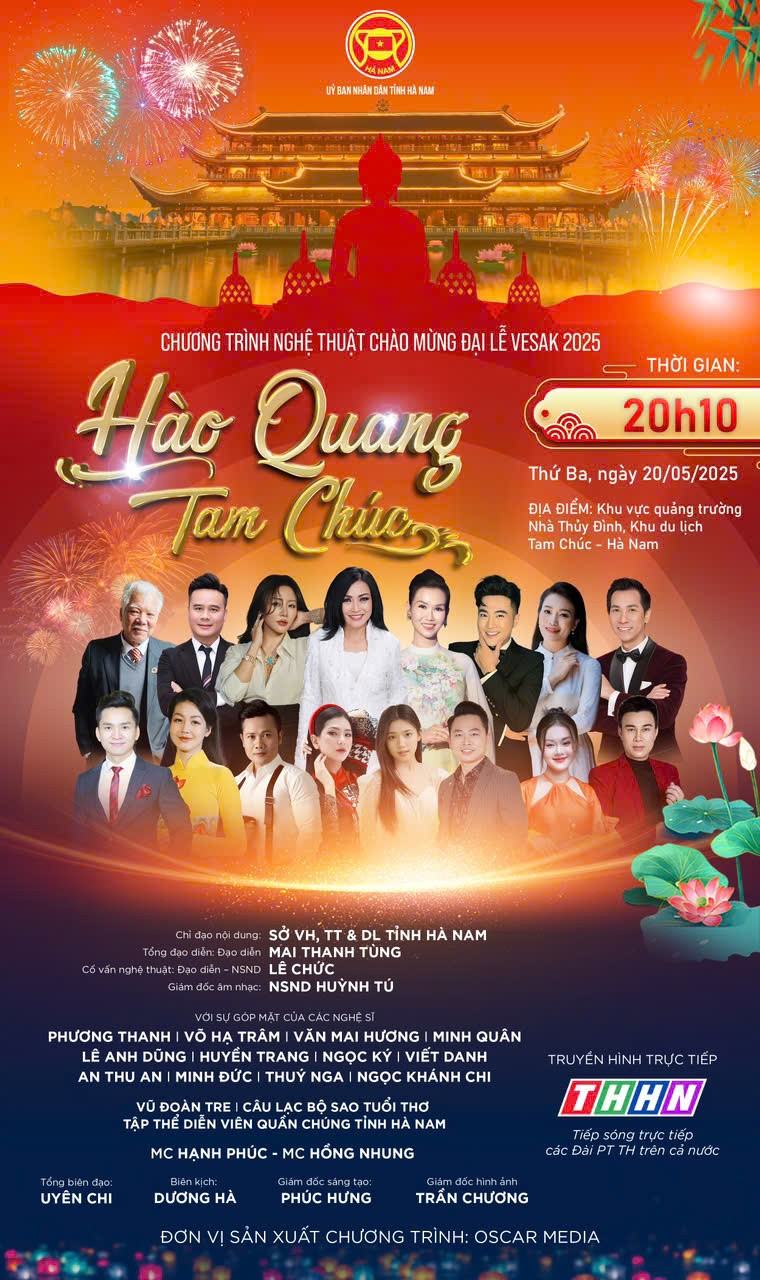 Chương trình có sự tham gia của nhiều ca sĩ nổi tiếng