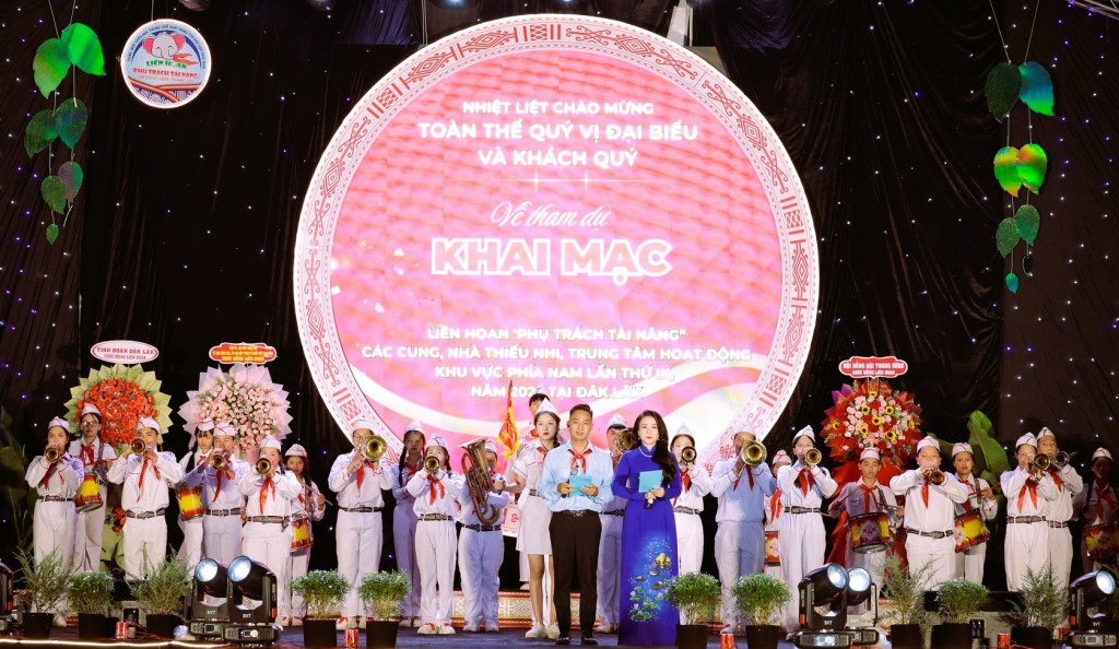 Khai mạc Liên hoan “Phụ trách tài năng” các Cung, Nhà Thiếu nhi, Trung tâm hoạt động Thanh thiếu nhi khu vực phía Nam lần thứ IX năm 2025