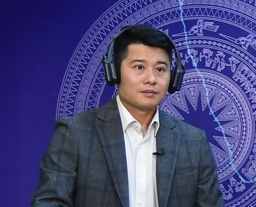 Ông Nguyễn Hoàng Long, Phó Tổng Giám đốc Công ty Cổ phần Thanh toán quốc gia Việt Nam (NAPAS) - Ảnh: VGP/Dương Tuấn
