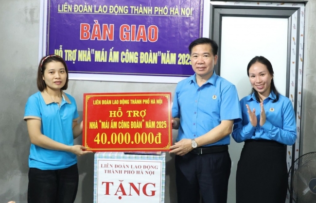 Hỗ trợ “Mái ấm Công đoàn” cho đoàn viên khó khăn