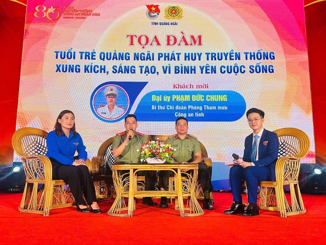 Thế hệ trẻ Quảng Ngãi xung kích, sáng tạo vì bình yên cuộc sống