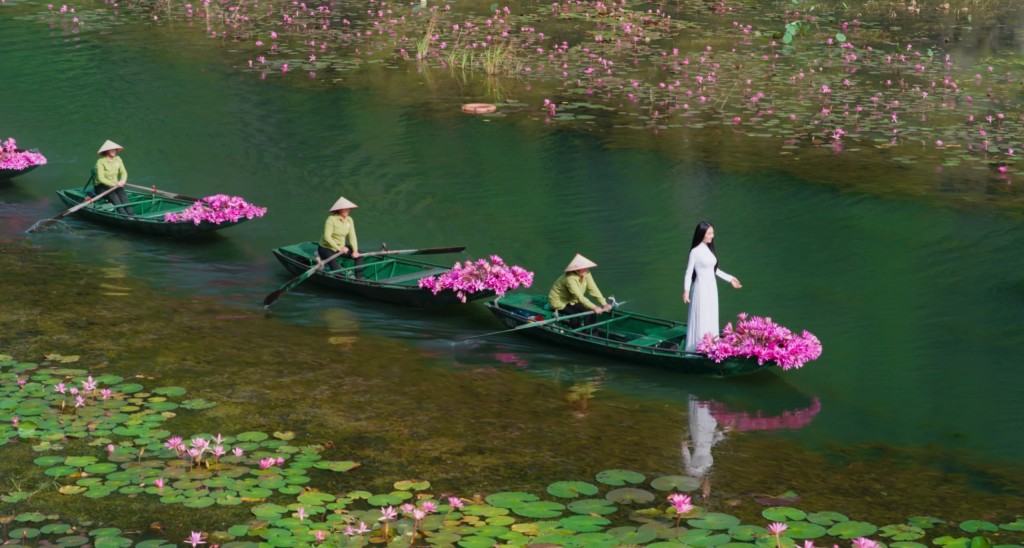Hình ảnh Ninh Bình đẹp như mơ trong MV của Quách Beem