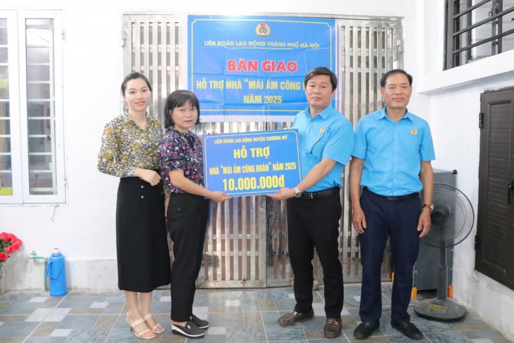 Hỗ trợ “Mái ấm Công đoàn” cho đoàn viên Công đoàn huyện Chương Mỹ