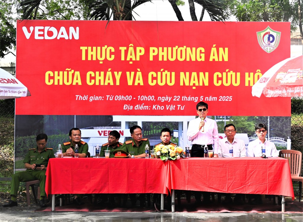 Ông Ko Chung Chih - Phó Tổng Giám đốc Vedan Việt Nam phát biểu tại buổi thực tập Ông Ko Chung Chih - Phó Tổng Giám đốc Vedan Việt Nam phát biểu tại buổi thực tập