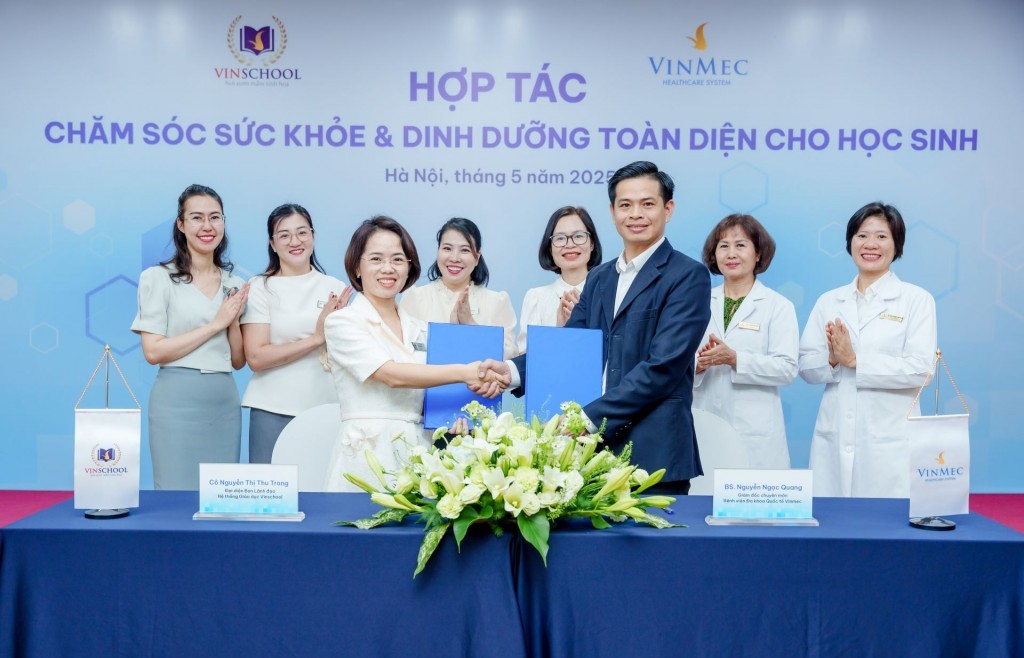Vinschool và Vinmec hợp tác toàn diện, nâng chuẩn chăm sóc sức khỏe cho hơn 15.000 trẻ mầm non
