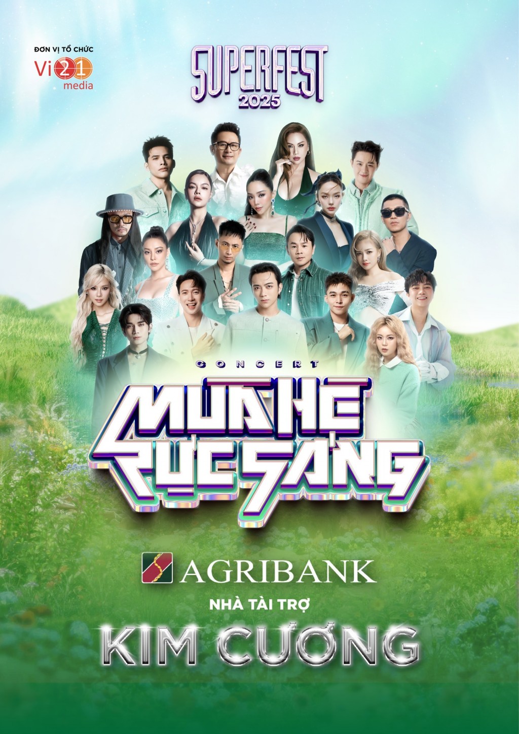 Ảnh 1: Agribank là nhà tài trợ kim cương cho Superfest - sự kiện âm nhạc đình đám nhất năm 2025 dự kiến sẽ diễn ra vào ngày 19/7/2025 tại Quảng trường Sun Carnival Hạ Long, tỉnh Quảng Ninh