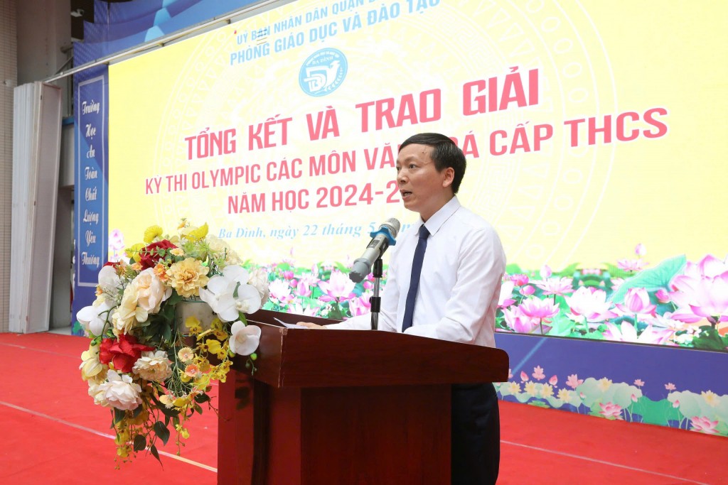 Quận Ba Đình vinh danh tài năng trẻ thi Olympic các môn văn hoá