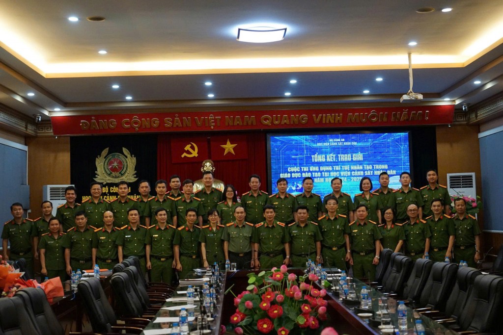 Cuộc thi ứng dụng trí tuệ nhân tạo trong giáo dục đào tạo tại Học viện Cảnh sát nhân dân năm học 2024-2025 có nhiều ý tưởng hay trong giáo dục, đào tạo 