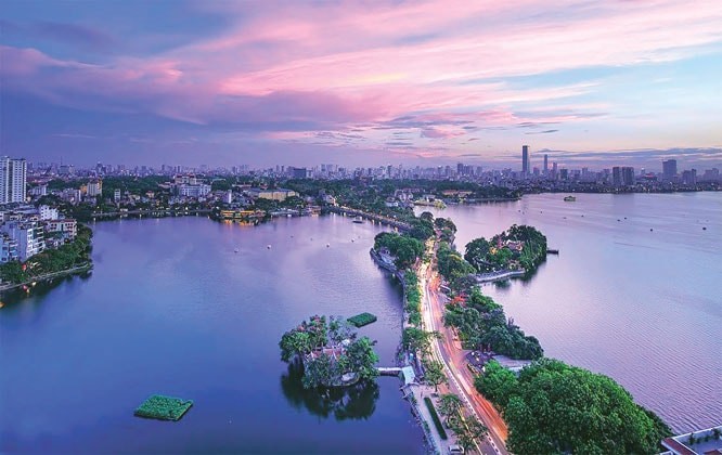 Một góc quận Tây Hồ