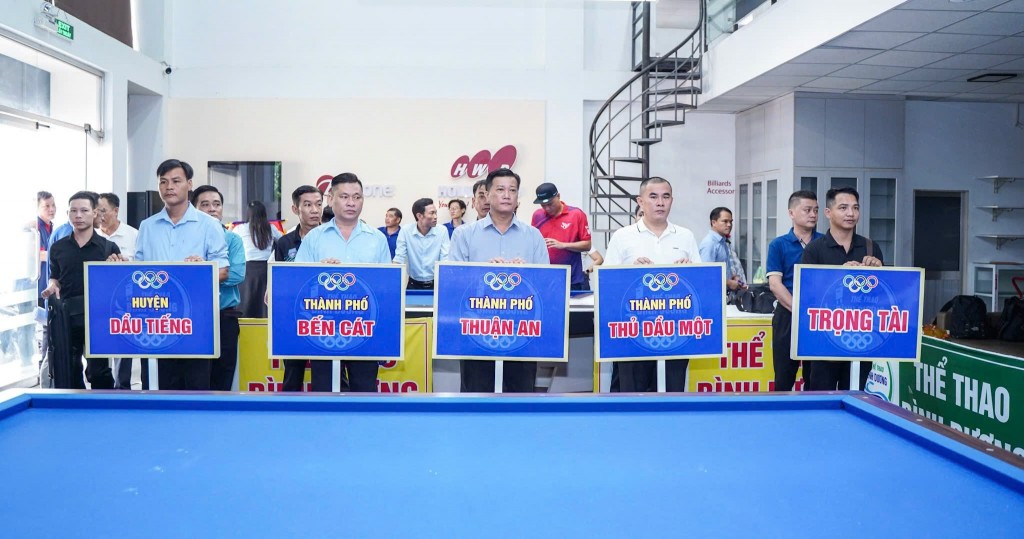 Giải quy tụ 117 vận động viên đến từ 09 huyện, thành phố trên địa bàn  tỉnh Bình Dương tham dự
