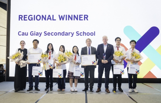 Học sinh trường THCS Cầu Giấy (Hà Nội) giành giải Nhất khu vực Đông Á