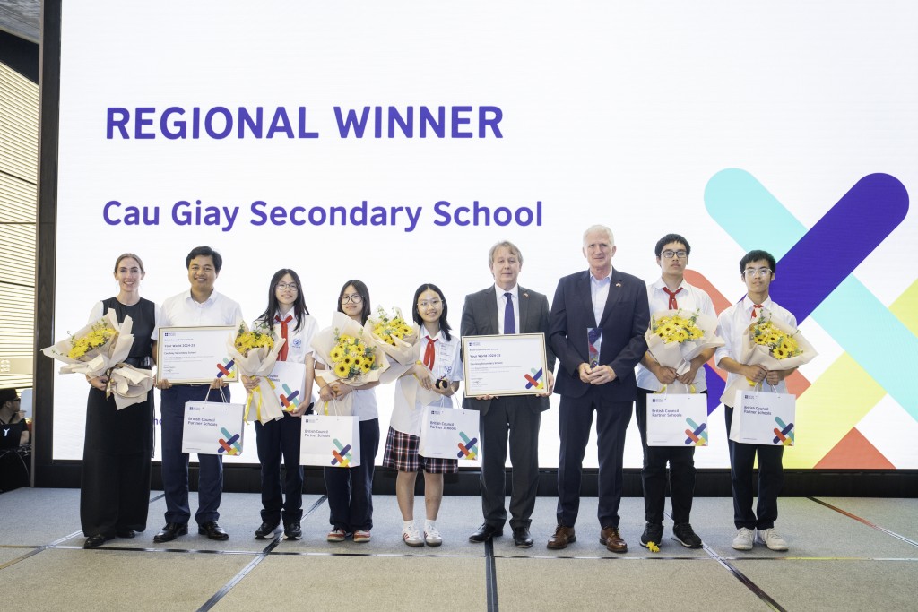 Học sinh trường THCS Cầu Giấy (Hà Nội) giành giải Nhất khu vực Đông Á