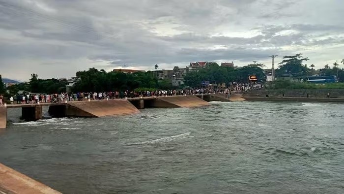 Sông Tài Chi, huyện Hải Hà, nơi lực lượng chức năng đã tìm thấy thi thể nạn nhân