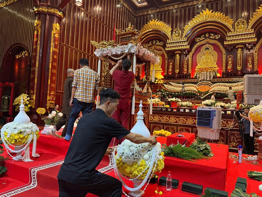 Quảng Ninh: Chuẩn bị kỹ lưỡng sự kiện chiêm bái xá lợi Đức Phật