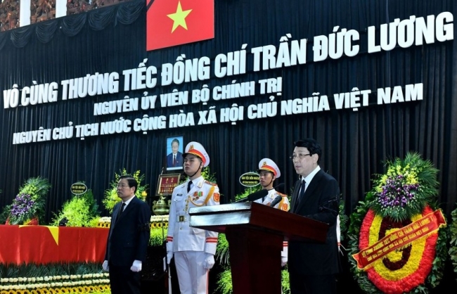 Toàn văn lời điếu tại Lễ truy điệu nguyên Chủ tịch nước Trần Đức Lương